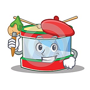 Artist toy drum character cartoon