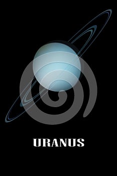 Artist view of Uranus planet