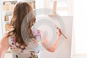 Artist at work