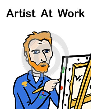Artist At Work Vincent