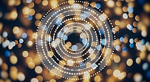 Abstract Bokeh Circle Design