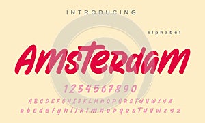 Artistic Amsterdam Letter Samples: Handcrafted Vintage Typography