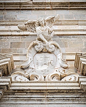 Artistic and architectural detail in Dubrovnik