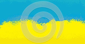 Artistic Background in the colors of the flag of Ukraine