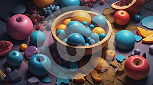 Artistic Beads in Geometric Order