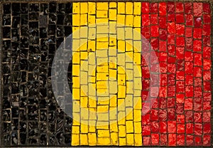 Artistic Belgium flag photo