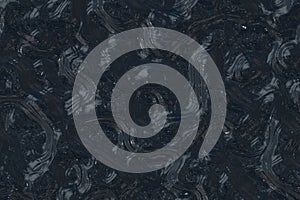 Artistic blue aqua surface in rain computer graphics texture background illustration