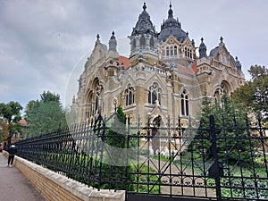 Artistic building synagog jewish szeged