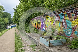 Artistic Canal pathway