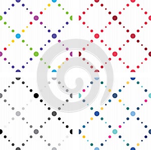 Artistic colored seamless textures