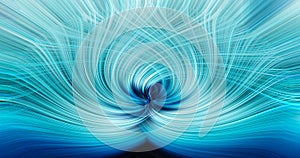 Artistic conversion to create an interesting twirl effect