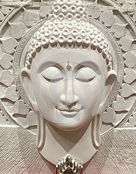 Artistic depiction of Gautam Buddha founder of Buddhism photo