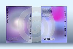Artistic design of the cover. A set of modern abstract objects.