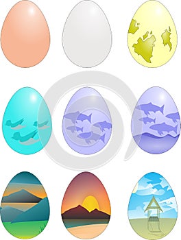 Artistic egg