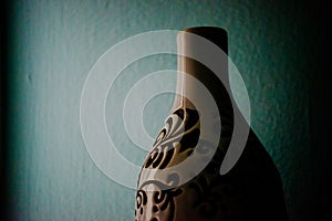 Artistic Embellishments: Patterns on a Decorative Vase photo
