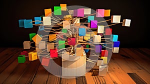 artistic file tree structure