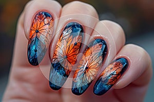 Artistic Flair Captured on Nails Dreamcatcher Design with a Boho Twist photo