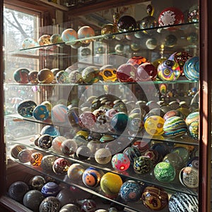 Artistic Glass Marbles Collection