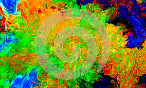 An one off abstract image inspired by underwater coral reef flowers photo