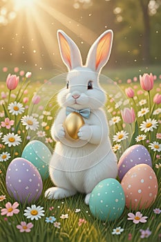 artistic image representing Easter day