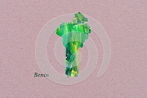 Artistic Map of Benin