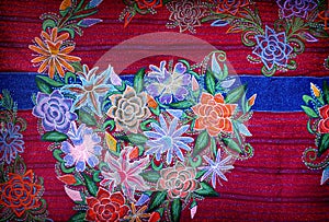 Artistic mexican embroidery