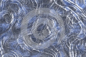 Artistic modern blue monstrous mucous tissue digitally drawn texture illustration