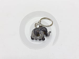 Artistic Modern Key Chain for Accessories in White Isolated Background