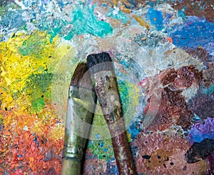 Artistic paintbrushes