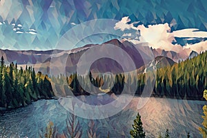 Artistic Photo of Bear Lake in Colorado