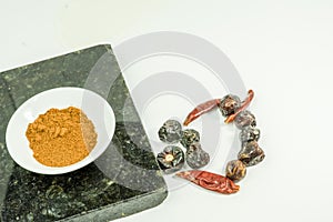 Artistic Presentation of Spices photo