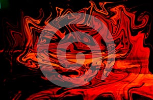 Artistic red and black watercolor,line art design