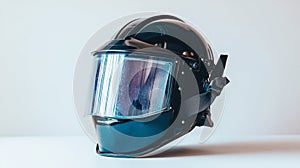 Artistic Arrangement of a Welding Helmet with Tinte Effects