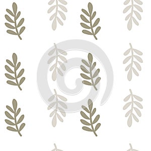 Artistic seamless foliage design