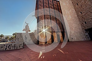 Artistic style architecture of the entrance of the Auditorium photo