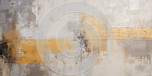 artistic texture made with oil acrylic paints,large strokes in an abstract form,gray-beige-gold scale,banner concept,blank for