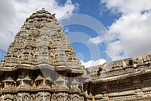 Artistic view of aesthetic temple