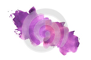 artistic watercolor purple splash texture abstract backdrop