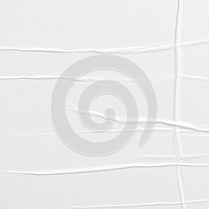 Artistic White Glued Texture Design