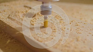 Artistic wood processing, computer-controlled precision