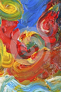 Artistas abstracto aceite la pintura 