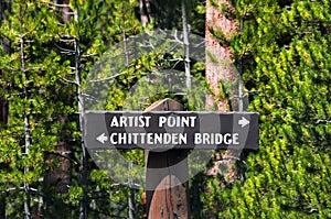 Artists' Point and Chittenden Bridge