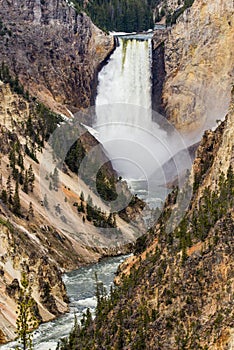 Artists point waterfall - Yellowstone National Park