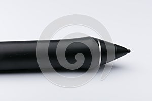 Artists tablet stylus on white background