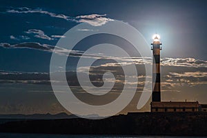 Artrutx Lighthouse in Minorca, Spain