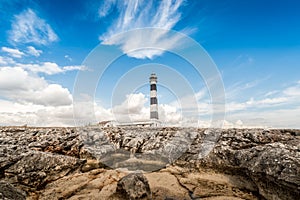 Artrutx Lighthouse in Minorca, Spain