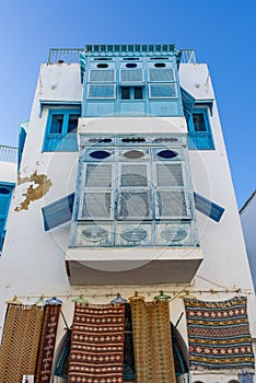 Arts and crafts shop in Tunisia