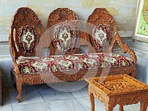 Artsi wooden furniture with rich carving