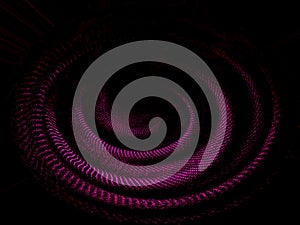 Artsy abstract blurred spiral pattern