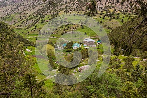 Artuch Alplager hut in Fann mountains, Tajikist